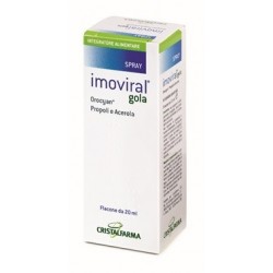 Cristalfarma Imoviral Gola 20 Ml - Prodotti fitoterapici per raffreddore, tosse e mal di gola - 938527025 - Cristalfarma - € ...