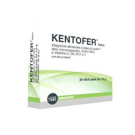 S&r Farmaceutici Kentofer Folico 20 Stickpack S&r Farmaceutici - 1 S&r Farmaceutici Kentofer Folico 20 Stickpack S&r Farmaceutici - 1