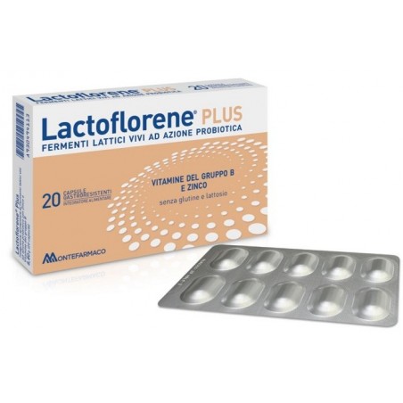 Montefarmaco Otc Lactoflorene Plus 20 Capsule Gastroresistenti - Integratori di fermenti lattici - 930494113 - Lactoflorene -...