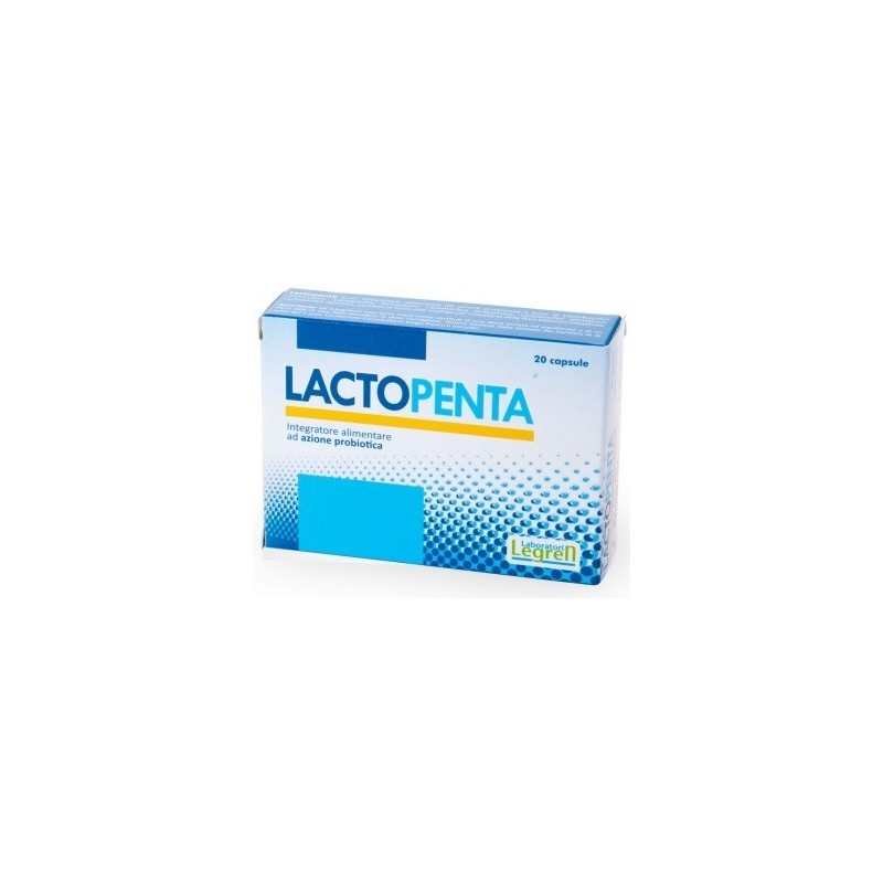 Laboratori Legren Lactopenta 20 Capsule - Integratori per regolarità intestinale e stitichezza - 932711649 - Laboratori Legre...