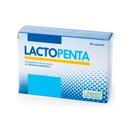 Laboratori Legren Lactopenta 20 Capsule - Integratori per regolarità intestinale e stitichezza - 932711649 - Laboratori Legre...