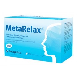 MetaRelax per Stanchezza Fisica e Mentale 90 Compresse - Integratori per umore, anti stress e sonno - 971064201 - Metagenics ...