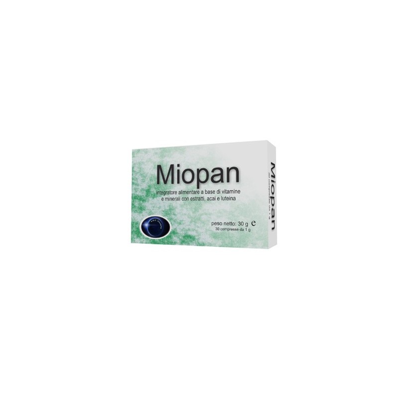 A. G. O. Pharma S Miopan 30 Compresse - Integratori per occhi e vista - 977253754 - A. G. O. Pharma S - € 22,36