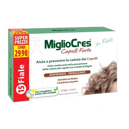 MiglioCres Forte Per Capelli Danneggiati 15 Fiale - Fiale anticaduta capelli - 979947292 - MiglioCres - € 29,90