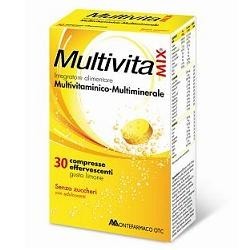 Montefarmaco Otc Multivitamix Effervescente Senza Zucchero E Senza Glutine 30 Compresse - Vitamine e sali minerali - 93051790...