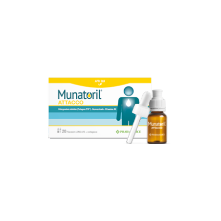 Pharmaluce Munatoril Attacco 20 Flaconcini - Integratori per difese immunitarie - 947071787 - Pharmaluce - € 25,61