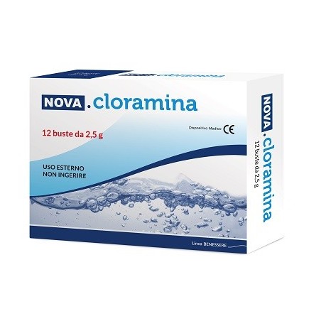 Nova Argentia Nova Cloramina 12 Buste 2,5 G - Lavande, ovuli e creme vaginali - 931438485 - Nova Argentia - € 5,03