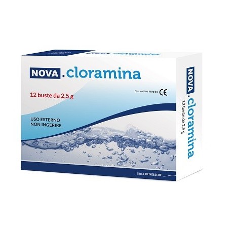 Nova Argentia Nova Cloramina 12 Buste 2,5 G Nova Argentia - 1 Nova Argentia Nova Cloramina 12 Buste 2,5 G Nova Argentia - 1