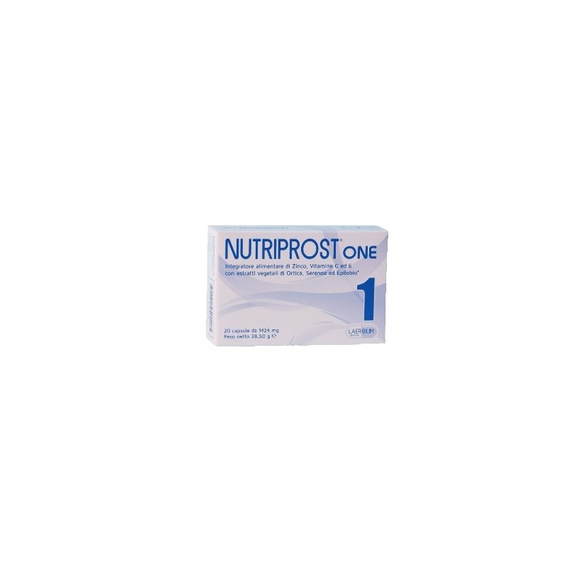 Laerbium Pharma Nutriprost One 20 Capsule 28 G - Integratori per apparato uro-genitale e ginecologico - 932750300 - Laerbium ...