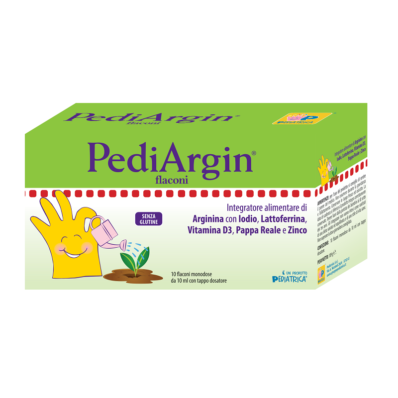 Pediatrica Pediargin 10 Flaconcini 10 Ml - Vitamine e sali minerali - 902050653 - Pediatrica - € 19,30