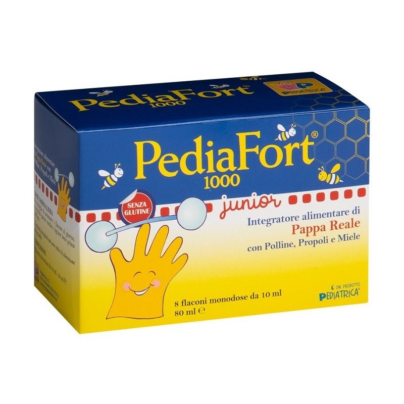Pediatrica Pediafort 1000 8 Flaconcini 10 Ml - Prodotti fitoterapici per raffreddore, tosse e mal di gola - 973908686 - Pedia...
