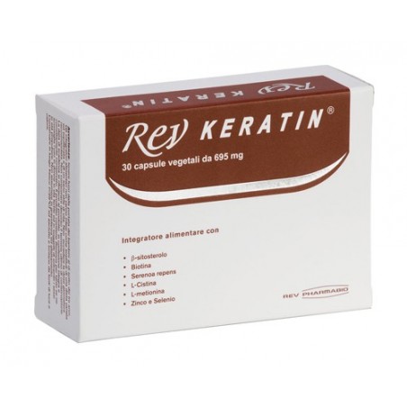 Rev Pharmabio Rev Keratin 30 Capsule - Integratori per pelle, capelli e unghie - 921222648 - Rev Pharmabio - € 20,56