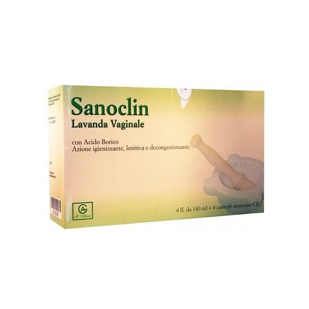 Sanoclin Lavanda Vaginale Igenizzante 4 Flaconi 140 Ml - Lavande, ovuli e creme vaginali - 905562385 - Sanoclin - € 20,70