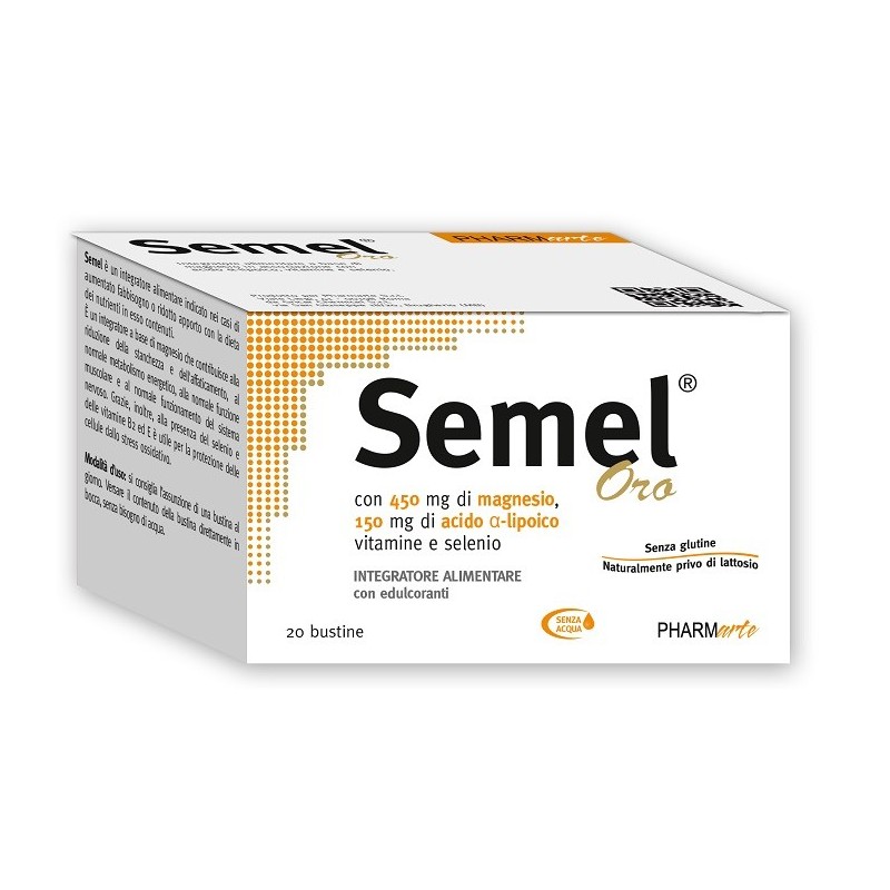 Pharmarte Semel Orosolubile 20 Bustine Da 2,22 G - Vitamine e sali minerali - 971197785 - Pharmarte - € 13,28