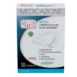 Comifar Distribuzione Silvercross Airpore Medicazione Oculare 10 Pezzi - Medicazioni - 922250788 - Silver Cross - € 4,80