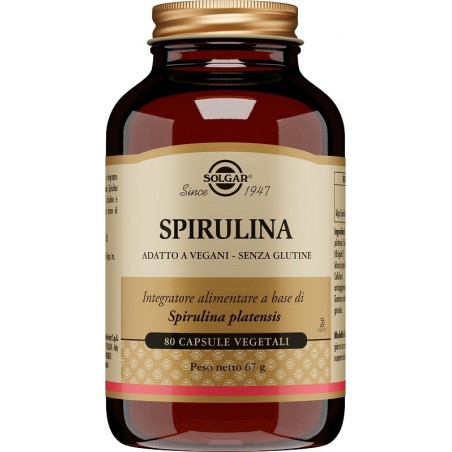 Solgar Multinutrient Spirulina 80 Capsule Vegetali Solgar - 1 Solgar Multinutrient Spirulina 80 Capsule Vegetali Solgar - 1