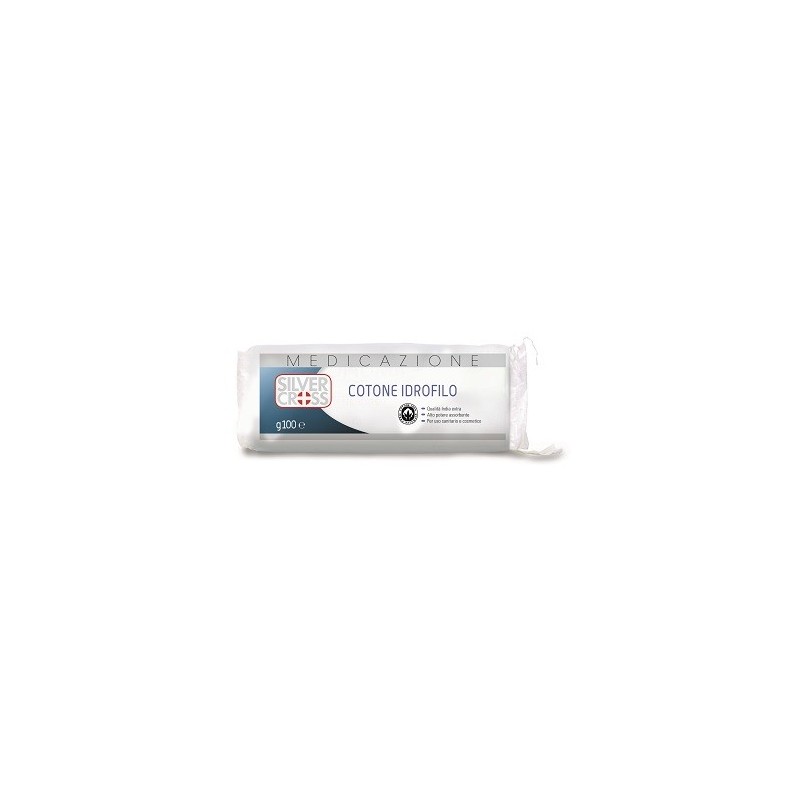 Comifar Distribuzione Cotone Idrofilo Silvercross 100g 1 Pezzo - Medicazioni - 922251069 - Silver Cross - € 2,16
