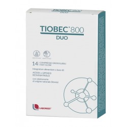 Uriach Italy Tiobec 800 Duo 14 Compresse Orosolubili 18,9 G - Integratori - 939260624 - Uriach Italy - € 28,00