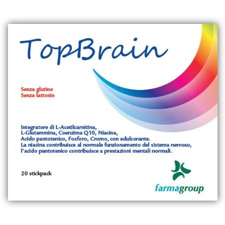 Farma Group Topbrain 20 Stick 4,5 G - Integratori per concentrazione e memoria - 934862614 - Farma Group - € 22,36