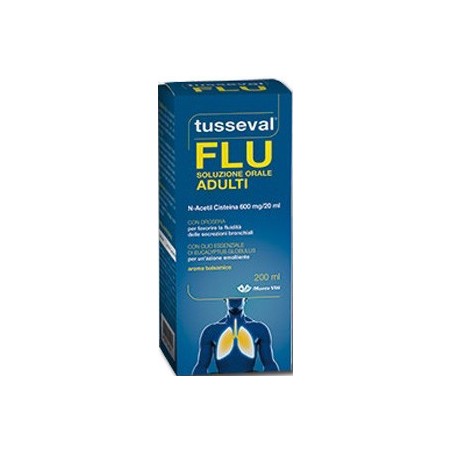 Marco Viti Farmaceutici Tusseval Soluzione Orale Adulti 200 Ml - Prodotti fitoterapici per raffreddore, tosse e mal di gola -...