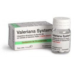 Sanifarma Valeriana System 70 Compresse - Integratori per umore, anti stress e sonno - 906132802 - Sanifarma - € 9,95