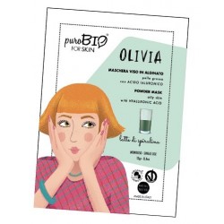 PuroBio Olivia Maschera Viso Pelle Grassa 12 Latte Di Spirulina 13 G - Maschere viso - 942979206 - PuroBio - € 2,80