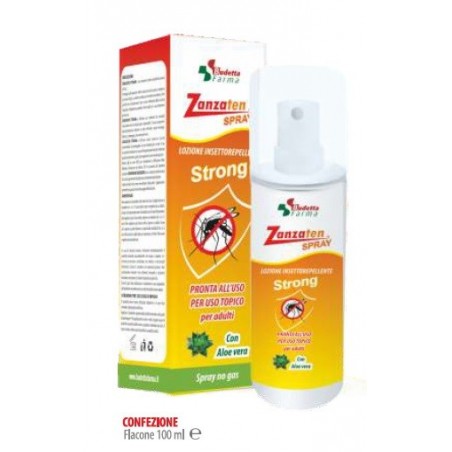 Budetta Farma Zanzaten Spray Strong Prepuntura 100 Ml - Insettorepellenti - 973647415 - Budetta Farma - € 11,16