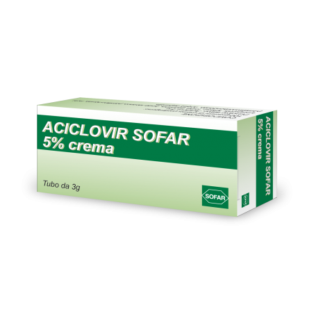 Aciclovir Sofar 5% Crema - Farmaci per herpes labiale - 034311062 - Sofar - € 5,31