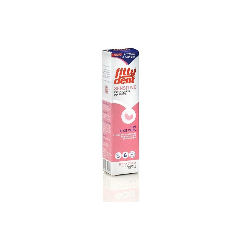 Ideco Fittydent Sensitive Pasta Adesiva Con Aloe Vera 40 G - Prodotti per dentiere ed apparecchi ortodontici - 972062970 - Id...