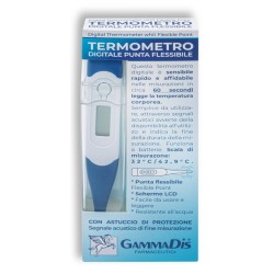 Gammadis Farmaceutici Termometro Digitale Punta Flessibile Con Custodia Protettiva - Termometri - 981519263 - Gammadis Farmac...