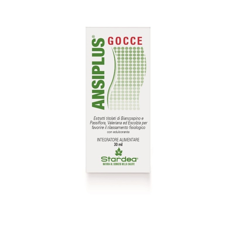 Stardea Ansiplus Gocce 30 Ml - Integratori per umore, anti stress e sonno - 922987161 - Stardea - € 16,62