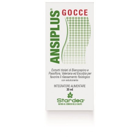 Stardea Ansiplus Gocce 30 Ml - Integratori per umore, anti stress e sonno - 922987161 - Stardea - € 16,62