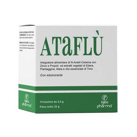 Igea Pharma Ataflu' 14 Bustine - Integratori per apparato respiratorio - 978691451 - Igea Pharma - € 11,02