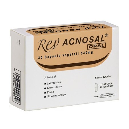 Rev Pharmabio Rev Acnosal Oral 30 Capsule - Pelle secca - 973363652 - Rev Pharmabio - € 16,54