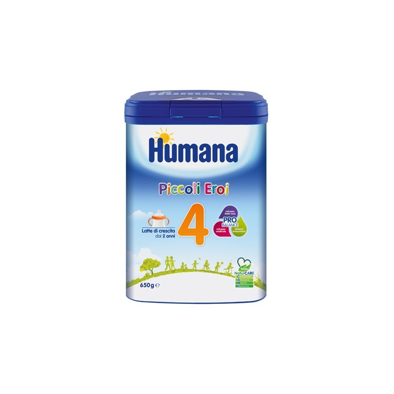 Humana Italia Humana 4 Probalance 650 G Mp - Latte in polvere e liquido per neonati - 943773010 - Humana - € 14,82