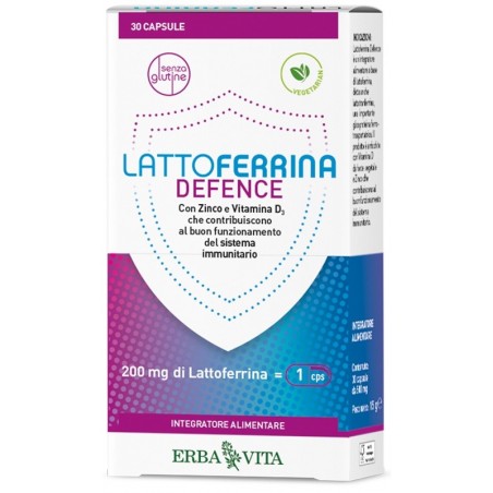 Erba Vita Group Lattoferrina Defence 30 Capsule Erba Vita - 1 Erba Vita Group Lattoferrina Defence 30 Capsule Erba Vita - 1