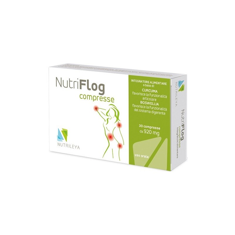 Nutrileya Nutriflog 30 Compresse - Integratori per dolori e infiammazioni - 941844262 - Nutrileya - € 17,08