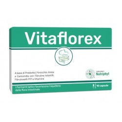 Laboratori Nutriphyt Vitaflorex 10 Capsule 4,6 G - Integratori di fermenti lattici - 926036500 - Laboratori Nutriphyt - € 11,35