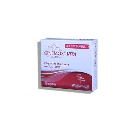 Sterling Farmaceutici Ginemox Vita 30 Capsule Sterling Farmaceutici - 1 Sterling Farmaceutici Ginemox Vita 30 Capsule Sterling Farmaceutici - 1