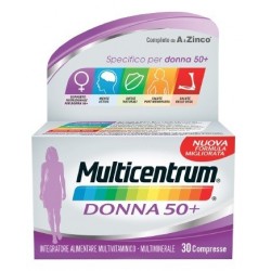 Multicentrum Donna 50+ Integratore Multivitaminico 30 Compresse - Vitamine e sali minerali - 938657069 - Multicentrum - € 18,66