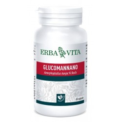 Erba Vita Group Glucomannano 60 Capsule - Integratori per dimagrire ed accelerare metabolismo - 900799154 - Erba Vita - € 15,30