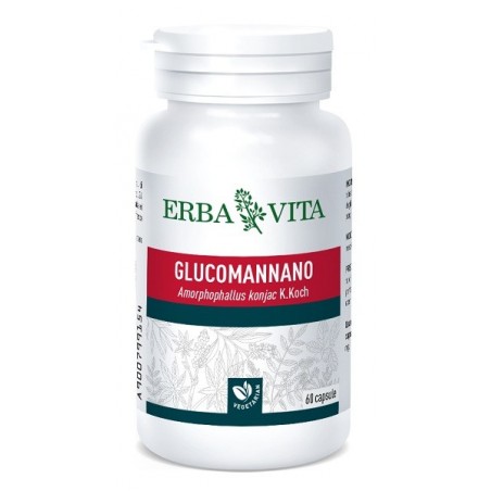 Erba Vita Group Glucomannano 60 Capsule - Integratori per dimagrire ed accelerare metabolismo - 900799154 - Erba Vita - € 15,30