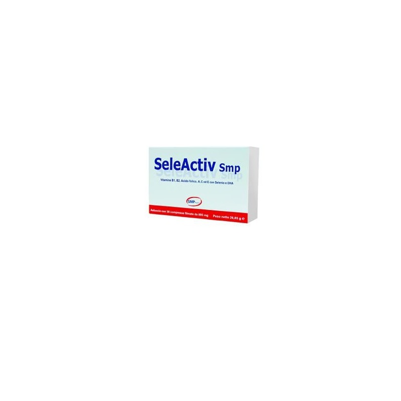 Smp Pharma Seleactiv Smp 30 Compresse - Vitamine e sali minerali - 931381077 - Smp Pharma - € 15,52