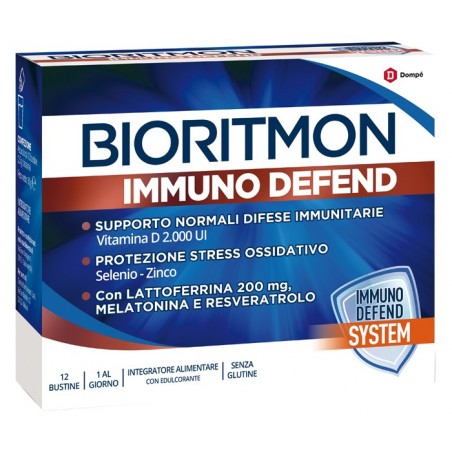 Bioritmon Immuno Defend per le Difese Immunitarie 12 Bustine - Integratori per difese immunitarie - 982005884 - Bioritmon - €...