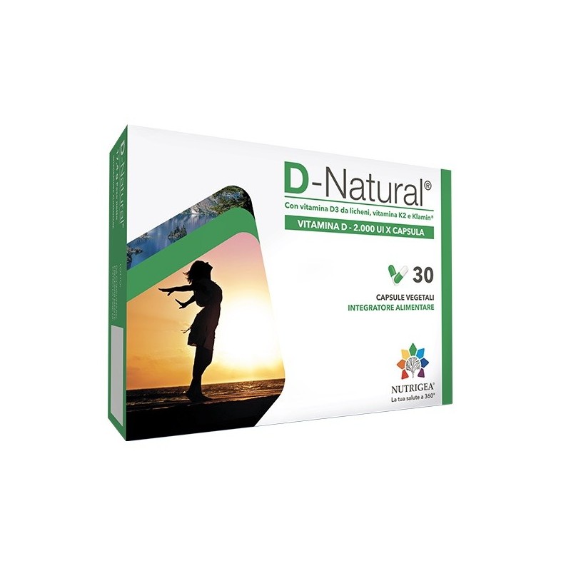 Nutrigea D Natural 30 Capsule - Vitamine e sali minerali - 982535472 - Nutrigea - € 26,00