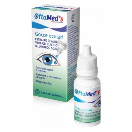 Farmac-zabban Oftamed's Gocce Oculari Occhi Disidratati E Stressati 10 Ml - Gocce oculari - 935322166 - Farmac-Zabban - € 7,44