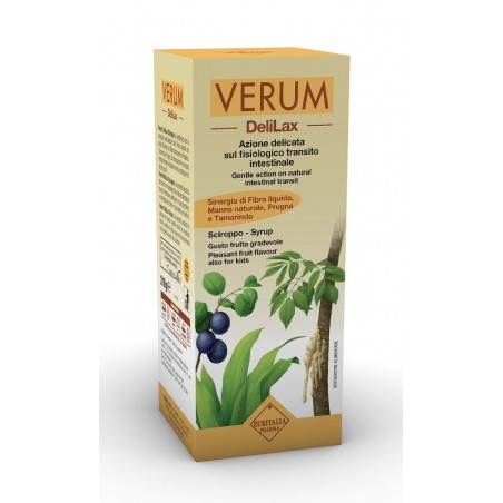 Euritalia Pharma Verum Delilax Sciroppo 216 G - Integratori per regolarità intestinale e stitichezza - 982138657 - Euritalia ...