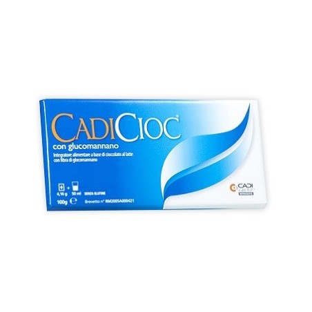 Ca. Di. Group Cadicioc Tavoletta Latte Con Glucomannano 100 G - Integratori per regolarità intestinale e stitichezza - 904733...