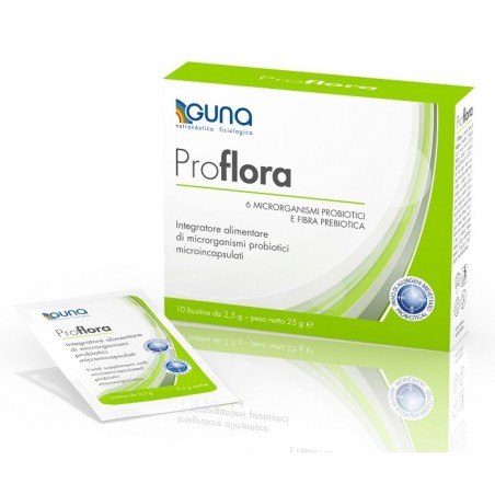 Guna Proflora Fermenti Lattici Probiotici 10 Bustine - Integratori di fermenti lattici - 938088263 - Guna - € 12,11