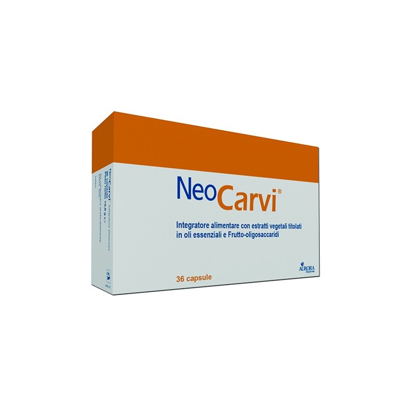 Aurora Biofarma Neocarvi Per Favorire La Digestione 36 Capsule - Integratori per regolarità intestinale e stitichezza - 97582...